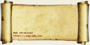 Danica Terzić vizit kartica